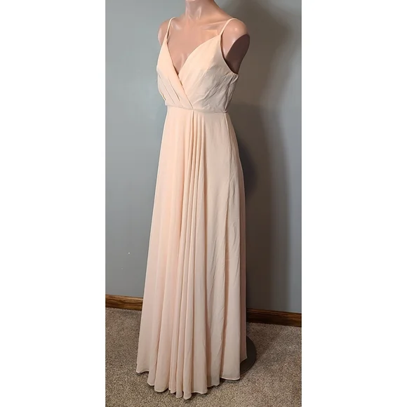 Lulus All About Love‎ Pink Formal Maxi Dress Size Small Prom Gilded Hoco Fairy - Picture 4 of 11